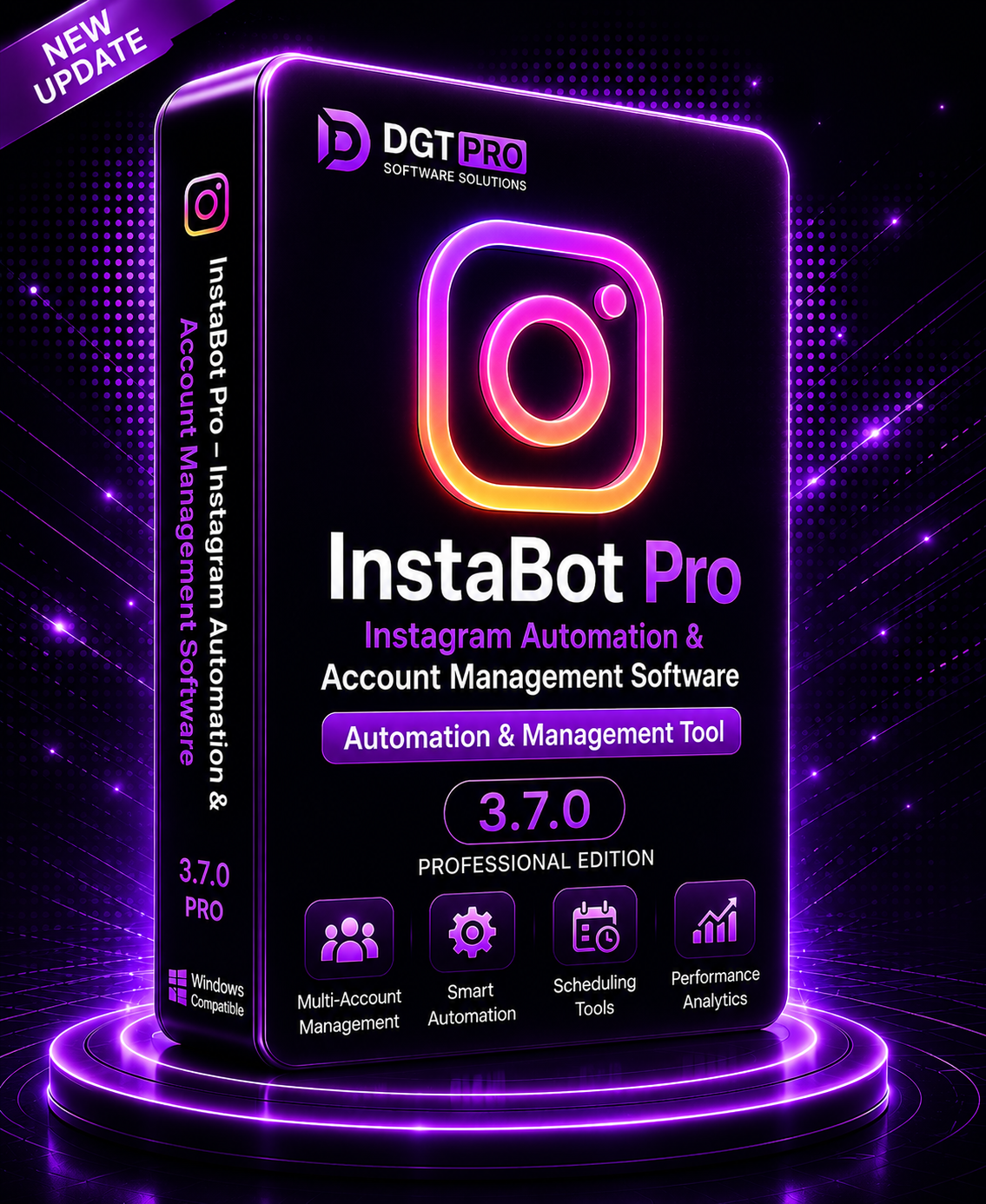 InstaBot Pro – Instagram Automation & Account Management Software