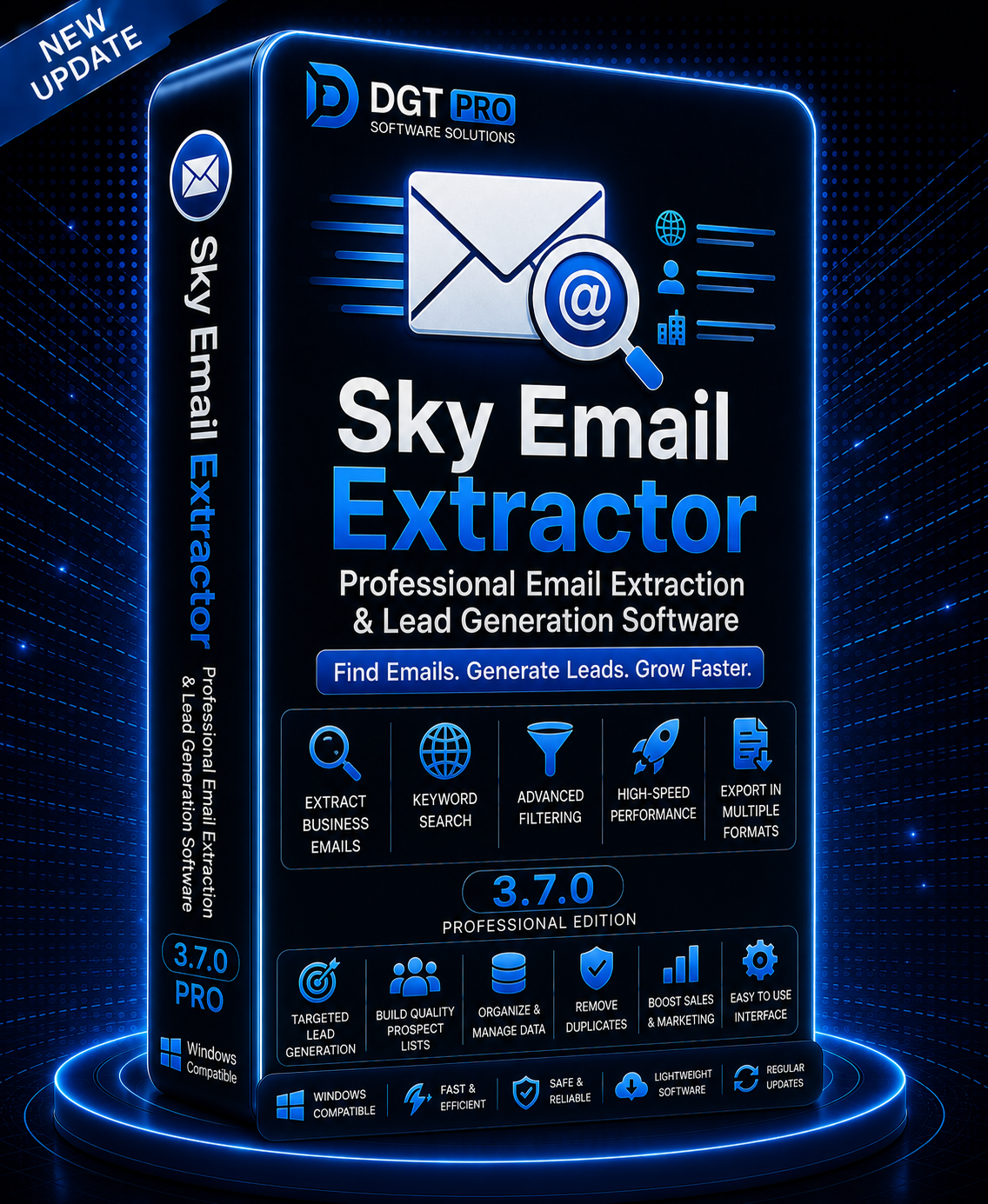 Sky Email Extractor – Professional Email Extraction & Lead Generation Software
