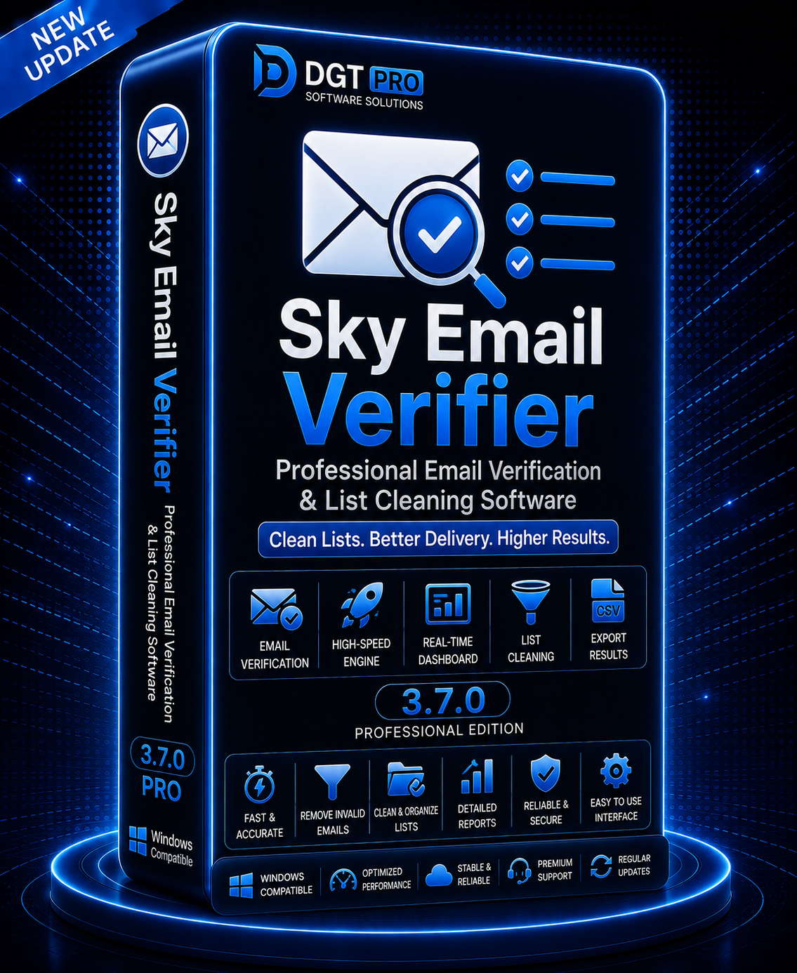 Sky Email Verifier – Professional Email Verification & List Cleaning Software