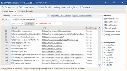 Sky Email Extractor – Professional Email Extraction Software
