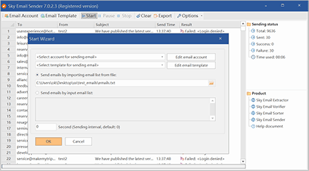 Sky Email Sender – Professional Bulk Email Sending Software for Windows